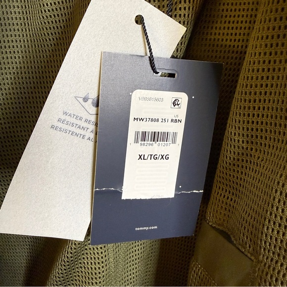NWT Tommy Hilfiger Olive Green Military Jacket - Picture 5 of 10